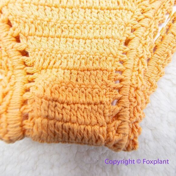 NEW Free People She Made Me Essential High-Waisted Crochet Bikini Bottoms , M - Picture 5 of 14